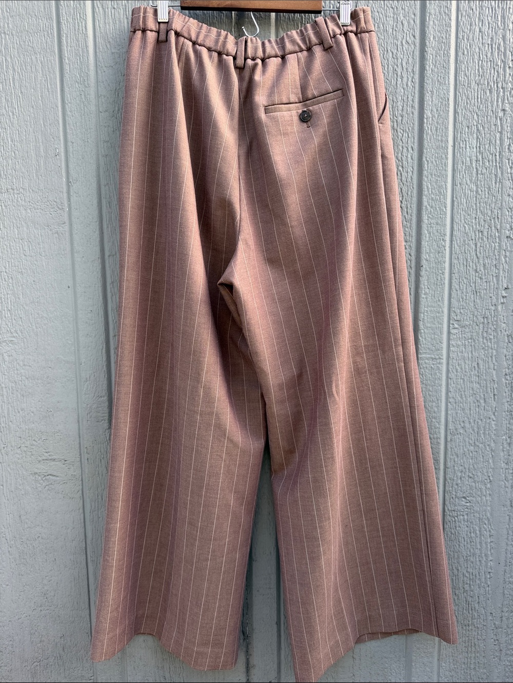 Anthropologie Maeve The Avery Pleated Wide-Leg Trousers Size: L - Picture 6 of 11